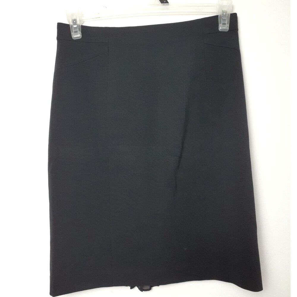 Ann Taylor Solid Black Straight Career Pencil Ski… - image 1